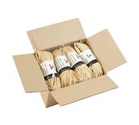 CLAIREFONTAINE - 196071Cpack - 8 pelotes raphia - 50g - Naturel - 1,50m