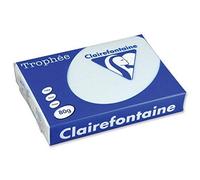 CLAIREFONTAINE 1971 Papier Trophée Multifonctions A4 80g/m2 Pastel Ramette Lot de 500 Bleu (Azul/Céleste)