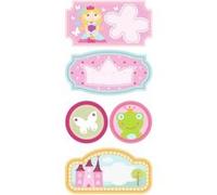 Clairefontaine - 2 planches d étiquettes cadeaux adhésives - Princesse G