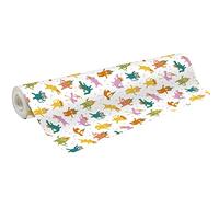 Clairefontaine Bobine papier cadeau 202091C - Excellia 80g 50×0,70m Motif chats et lapins