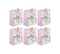 CLAIREFONTAINE 202112-2Cpack-Lot 6 sacs Large 26,5x14x33cm-210g-Princesses