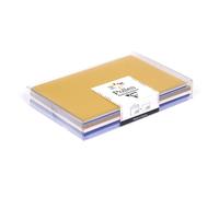 Clairefontaine 20914C - Coffret de 20 Enveloppes + 20 Cartes Noël Polaire - Enveloppes Format C6 (11,4x16,2cm) - Cartes Format 11x15,5cm - Correspondance Pollen - Thème Noël Polaire - 4 Couleurs