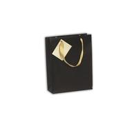 Clairefontaine 212885Cpack - Un lot de 5 Sacs Cadeaux Premium- Format Moyen - 17x6x22cm - 210g - Motif : Noir - Emballage Cadeau, Idéal pour : Livre, Jeu, Petits