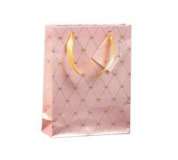 Clairefontaine 212909C - Un lot de 5 Sacs Cadeaux Premium- Format Moyen - 17x6x22cm - Motif : Primerose- Idéal pour : Livre, Jeu, Petits cadeaux