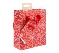 Clairefontaine - 212916Cpack - Un lot de 5 Petits Sacs Cadeaux Premium - Format Pocket - 12x4,5x13,5cm - 170g - Rouge & Blanc - Idéal Pour : Parfum, Livre Poche
