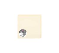 Clairefontaine 2137C - Paquet de 25 Cartes Doubles - Format Carré 16x16cm - 210g/m² - Coloris Ivoire - Cartons d'Invitation Evènements et Correspondance - Gamme Pollen - Papier Premium Lisse