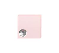 Clairefontaine 2155C - Paquet de 25 Cartes Doubles - Format Carré 16x16cm - 210g/m² - Coloris Rose - Cartons d'Invitation Evènements et Correspondance - Gamme Pollen - Papier Premium Lisse