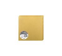 Clairefontaine 2191C Pack 25 Cartes pliées 16x16 cm 210 g Or