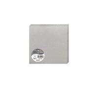 Pollen Carte 210g pliée 160x160 argent pqt 25 Argent G