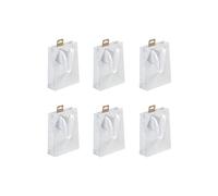 Clairefontaine 223758Cpack - Un lot de 5 Sacs Cadeaux Premium - Format Moyen - Dimensions : 17x6x22 cm - 170g - Motif : Oiseaux Blancs - Idéal pour : Livre de Poche, Boite De Jeu, Parfum