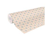 Clairefontaine Bobine papier kraft recyclé 223801C 50 m x 70 cm 70 g Motif Étoiles Argent