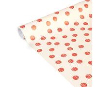 Clairefontaine 223865C - Un Rouleau De Papier Cadeau - Papier Affiche 80g - Dimensions : 5mx35cm (Spécial Petite Largeur) - Motif : Pois - Emballage Cadeau, Idéal Pour Les Petits Emballages