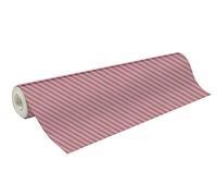 Clairefontaine 223873C - Une Bobine De Papier Kraft Brut Recyclé - Dimensions : 50mx70 cm - 70g - Motif : Rayures Roses - Papier Recyclé, Idéal pour Emballage Cadeaux, DIY, Loisirs Créatifs