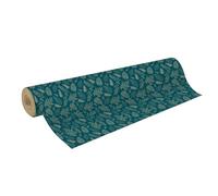 Clairefontaine - 223921C - Un Rouleau de Papier cadeau Tiny Roll - Grande longueur - Kraft 70g - Motifs : Pommes de pins vert - Dimensions : 50x0,35m - Format Compact - Emballage Cadeau Noël