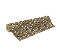 Clairefontaine - 223923C - Un Rouleau de Papier cadeau Tiny Roll - Grande longueur - Kraft 70g - Motifs : Triangles noirs - Dimensions : 50x0,35m - Format Compact - Emballage Cadeau Noël