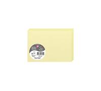 Clairefontaine 2318C - Paquet de 25 Cartes Doubles - Format C6 11x15,5cm - 210g/m² - Coloris Canari - Cartons d'Invitation Evènements et Correspondance - Gamme Pollen - Papier Premium Lisse