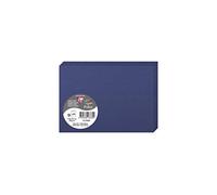 Clairefontaine 2368C - Paquet de 25 Cartes Doubles - Format C6 11x15,5cm - 210g/m² - Coloris Bleu Nuit - Cartons d'Invitation Evènements et Correspondance - Gamme Pollen - Papier Premium Lisse