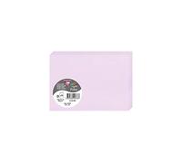 Clairefontaine 2378C - Paquet de 25 Cartes Doubles - Format C6 11x15,5cm - 210g/m² - Coloris Lilas - Cartons d'Invitation Evènements et Correspondance - Gamme Pollen - Papier Premium Lisse