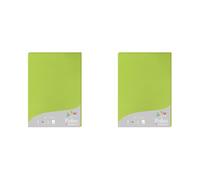 Clairefontaine 24215C - Étui de 25 Feuilles - Format A4 (21x29,7cm) - 210g/m² - Coloris Vert Menthe - Papier d'Invitation Evènements et Correspondance - Gamme Pollen - Papier Premium Lisse (Lot de 2)