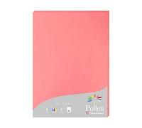 Clairefontaine 24235C - Étui de 25 Feuilles - Format A4 (21x29,7cm) - 210g/m² - Coloris Litchi - Papier d'Invitation Evènements et Correspondance - Gamme Pollen - Papier Premium Lisse