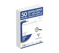 Clairefontaine 2542C - Paquet 50 Enveloppes Blanches C5 Auto-Adhésives 90g