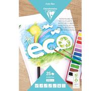 Clairefontaine 26513C Bloc de 25F de Papier Blanc A4 (21x29,7cm) 210g