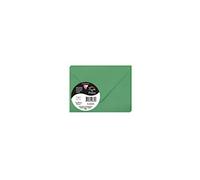 Clairefontaine 26834C - Sachet de 5 Enveloppes Gommées - Format 7,5x10cm - 120g/m² - Coloris Vert Sapin - Invitation Evènements et Correspondance - Gamme Pollen - Papier Premium Lisse