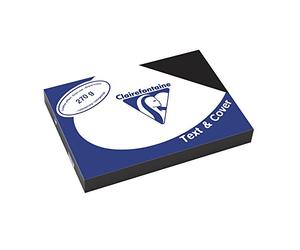 Clairefontaine 2710C Lot de 100 couvertures Text & Cover (Noir) (Import Allemagne)
