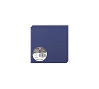 Clairefontaine 2868C - Paquet de 25 Cartes Doubles - Format Carré 13,5x13,5cm - 210g/m² - Coloris Bleu Nuit - Cartons d'Invitation Evènements et Correspondance - Gamme Pollen - Papier Premium Lisse