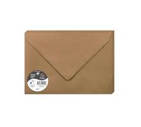 Clairefontaine Enveloppes 29002C C5 gommées Kraft 120 g/m² Papier lisse Paquet de 20