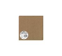 Clairefontaine Cartes simples Pollen Carré 16x16 cm 210 g/m² Kraft – Paquet de 25