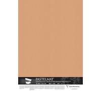 Clairefontaine 296012C Paquet Papier Pastelmat - 5 Feuilles Carte Spéciale pour Pastels Secs - 70x100 cm 360g - Sienne