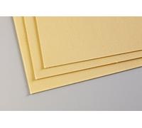 Clairefontaine 296022C Paquet 5 Feuilles Pastelmat 70x100cm 360g jaune d'or