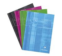 Clairefontaine 3069C Un Agenda de Bord Agrafé 6 Colonnes (36 cases/semaine) - A4 21x29,7 cm - 72 Pages (19 semaines) - Papier Blanc 90 g - Couverture Carte Pelliculée - Couleur Aléatoire