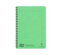 Clairefontaine 3097Z Un Cahier à Spirale Notemakers Europa Vert lime - A5 14,8x21 cm - 120 Pages Détachables Lignées - Papier Blanc 90 g - Couverture Carte Lustrée