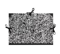 Clairefontaine 31102C - Un carton à dessin Annonay fermeture 3 cordons 26x33 cm, Blanc