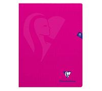 Cahier - 24x32(cm) - Grands carreaux - 48 pages - couverture en polypro - sans spirale - Clairefontaine - Mimesys