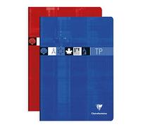 Clairefontaine 3147C - Cahier TP A4 120p Grands Carreaux + Unies Pelliculé