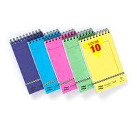 Major Pad Europa bloc reliure intégrale en-tête 20,2x12,7cm 300 pages ligné Couleur aléatoire - Assortiment C