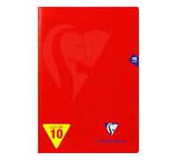 Clairefontaine 323101Cpack - Lot 10 Cahiers Mimesys Bleus A4 48p GC Polypro