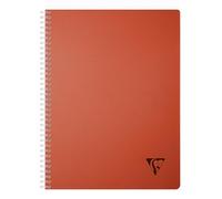 Clairefontaine 327123C Cahier Linicolor A4 180p Petits Carreaux Rouge