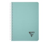 Clairefontaine 327540C - Linicolor carnet reliure intégrale 14,8x21cm 180p ligné ESSENCE Bleu lagon