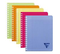 Clairefontaine Cahier Linicolor Reliure intégrale 17 x 22 cm 100 pages Séyès Assorti
