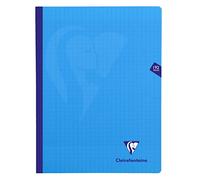 Clairefontaine 329341C Cahier Bleu 24x32 192p Grands Carreaux