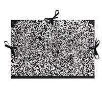 Clairefontaine 33402C - Un carton à dessin Annonay fermeture 3 cordons 75x115 cm, Blanc