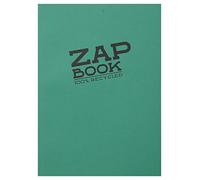 Clairefontaine 3355C Carnet Encollé Zap Book - 160 Feuilles Papier Croquis 100% Recyclé - A5 14,8x21 cm 80g - Couleur de Couverture Aléatoire (4 coloris vifs possible)