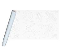 Clairefontaine 34181C - Un rouleau de papier fresque à peindre pré-imprimé 120g, 10x0,50 m 120g, Espace