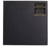 Carnet goldline couverture rigide papier 140 grammes collé 25x25 blanc Blanc G