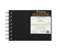 Clairefontaine 34293C Carnet spiralé Goldline 50 Feuilles blanches A6 140g