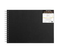 Clairefontaine 34306C Carnet spiralé Goldline 50 Feuilles blanches A4 140g